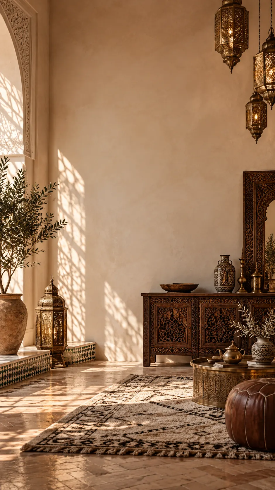 Détail de décoration marocaine